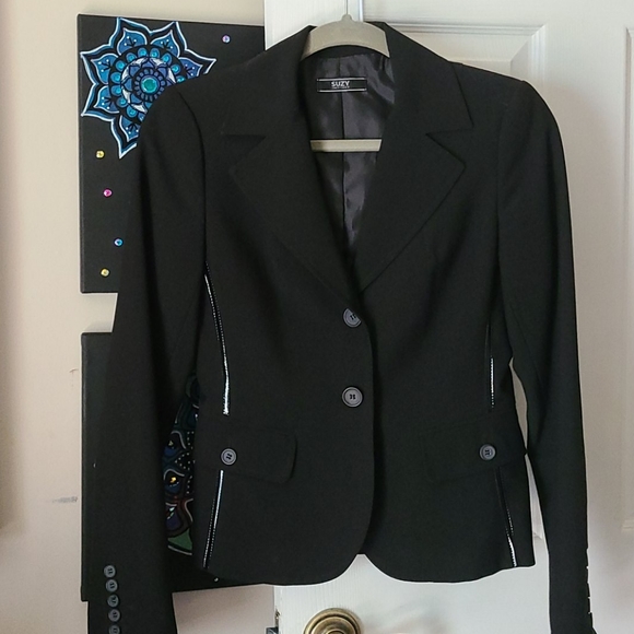 Susy Shier black jacket size 3/4 - Picture 1 of 5